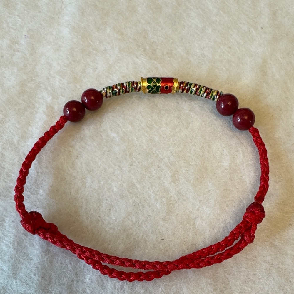 Natural Cinnabar bracelet